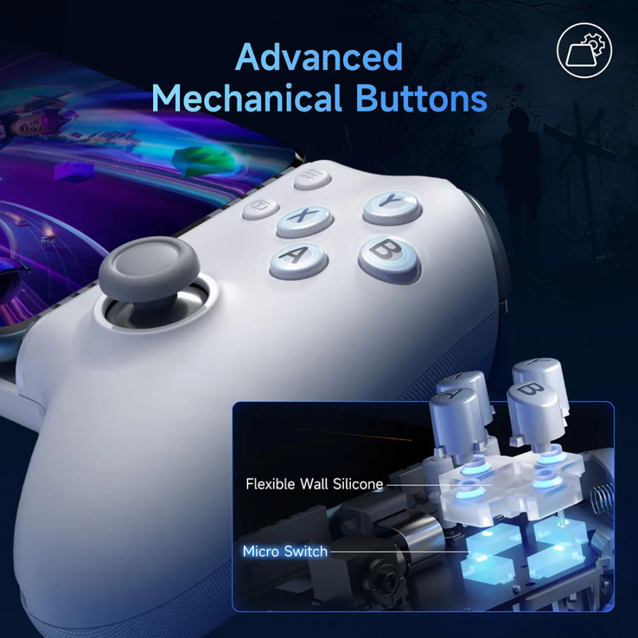 Игровой контроллер EasySMX M15 для мобильных телефонов, Type-C, с датчиками Холла, для Android и iPhone 15/16, облачных игр, Xbox Game Pass