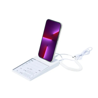 Подставка для охранной сигнализации для мобильного телефона с держателем ценника, зарядная противоугонная сигнализация для наушников в розничном магазине