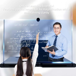 Televizorni oson tomosha qilish uchun 12 dyuymli mobil telefon lupasi Peyzajga yoʻnaltirilgan koʻzni himoya qiluvchi toʻliq ekranli mobil telefon ajoyib