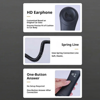 Telefon apparati, bazali retro telefon apparati, 1 m gacha kabel, mobil telefonlar va kompyuterlar uchun 3,5 mm razʻem