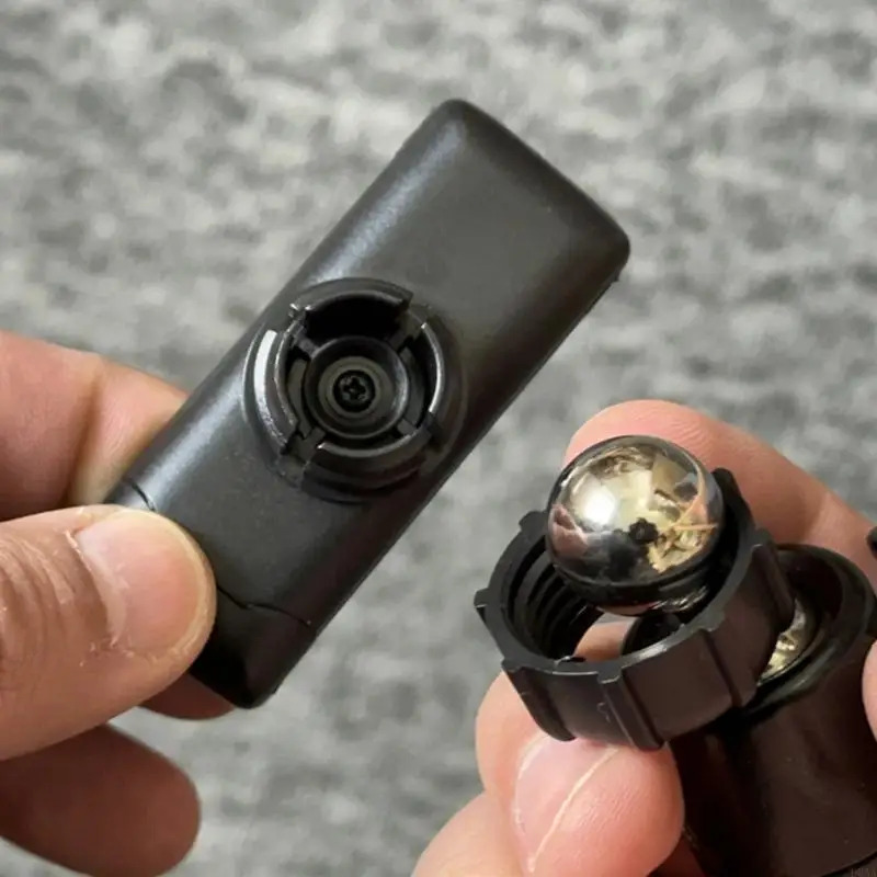 Avtomobil uyali telefon ushlagichi aksessuarlari 60-82 mm mobil telefon 17 mm sharli bosh bazasi uchun sozlanishi telefon braketi qisqichi
