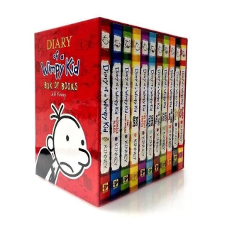 Случайно выбор, одна книга, дневник Wimpy Kid, английская книга, дневник Wimpy Kid, детские художественные книги в штучной упаковке