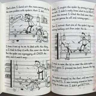 Случайно выбор, одна книга, дневник Wimpy Kid, английская книга, дневник Wimpy Kid, детские художественные книги в штучной упаковке