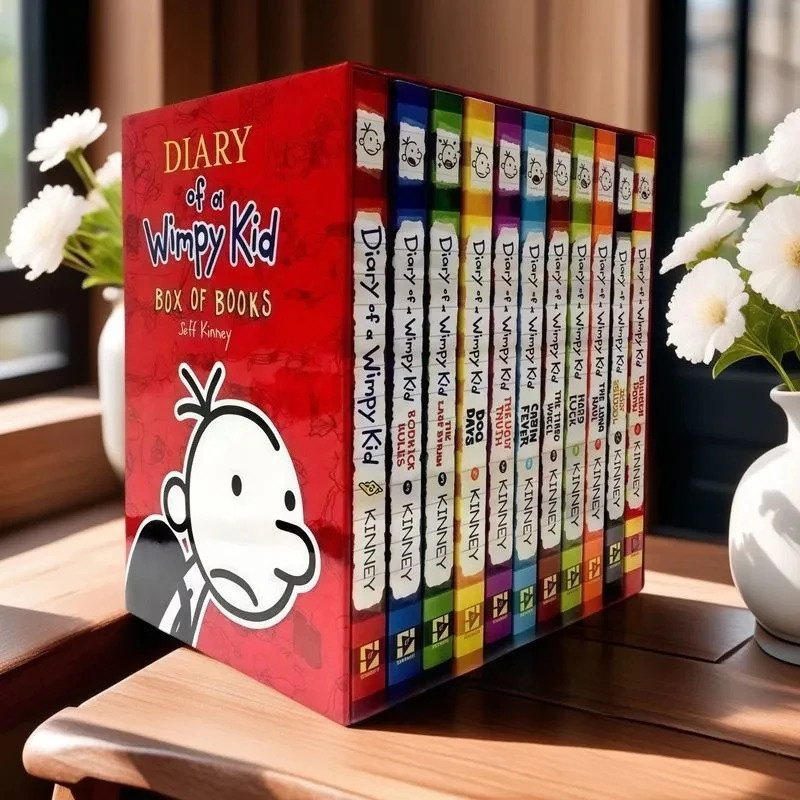 Случайно выбор, одна книга, дневник Wimpy Kid, английская книга, дневник Wimpy Kid, детские художественные книги в штучной упаковке