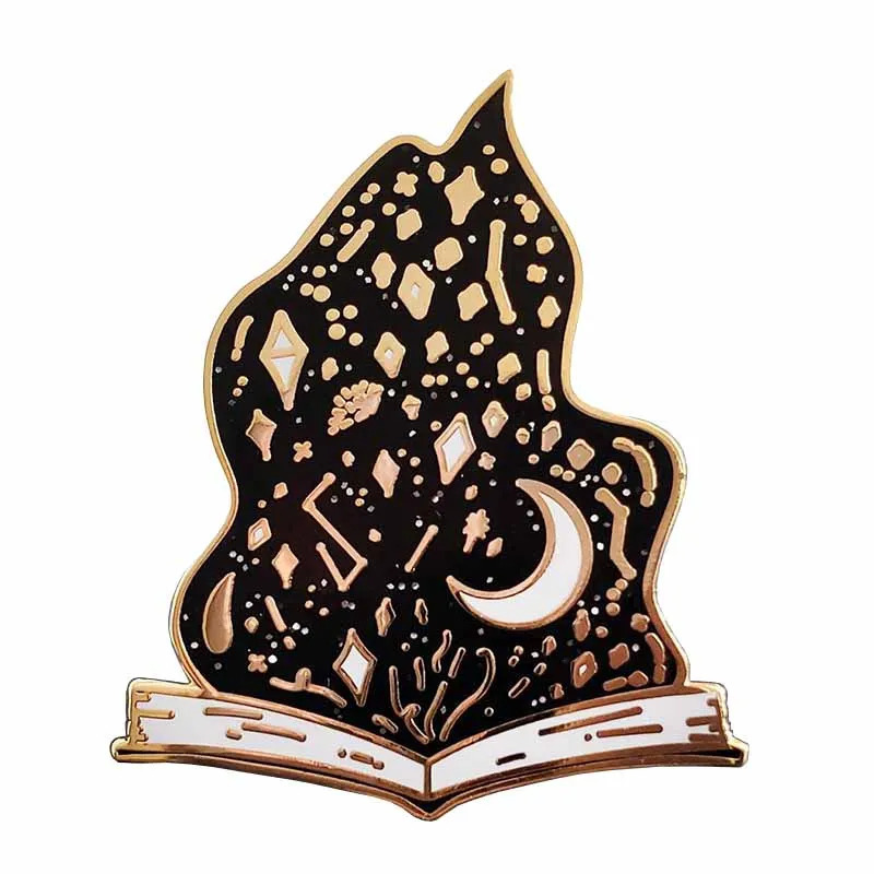 Kitoblar - sehrli lapel pin