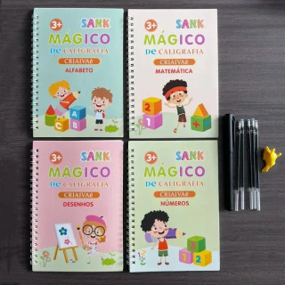 Sehrli portugal xattotlik yozuvi kitobi Montessori ishchi kitobi bolalar uchun qayta foydalanish mumkin boʻlgan oʻquv oʻyinchoq xattotlik yozish amaliyoti uchun