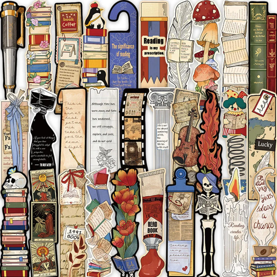 30 шт., ретро романтические книги для чтения, книжные бумажные закладки, сделай сам, студенческие маркеры для чтения страниц, библиотека, офисные маркировки страниц