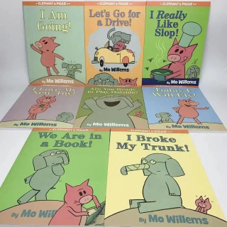 25 библиотека/набор Kawaii An Elephant and Piggies Book Интересная история Детская картинка Английская библиотека Детские обучающие игрушки Libros