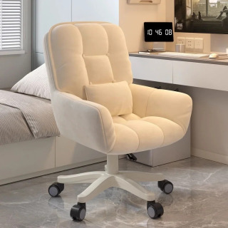 Ergonomik yotoqxona ofis kreslosi kompyuter kreslosi ayollar boʻyanish kreslosi oddiy kiyinish kreslosi hashamatli suyanchiq stul