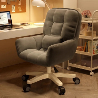 Ergonomik yotoqxona ofis kreslosi kompyuter kreslosi ayollar boʻyanish kreslosi oddiy kiyinish kreslosi hashamatli suyanchiq stul