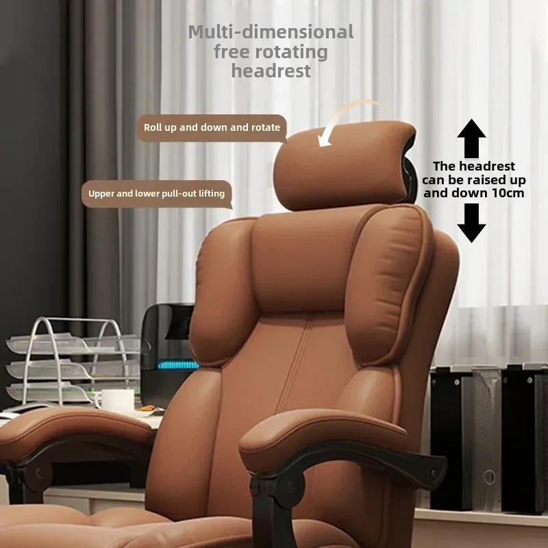 Issiq mebel kompyuter kreslosi ofis yashash xonasi yotoqxona kreslosi Qulay oʻtirgan xoʻjayin oʻrindigʻi Uy ergonomikasi suyanchigʻi