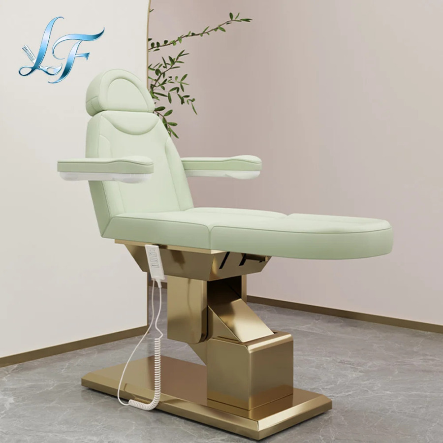 Goʻzallik salonining hashamatli mebellari: 3 ta motorli elektr massajli divan, spa, mehmonxonalar, fitnes markazlari va professional salonlar uchun goʻzallik stoli stul.
