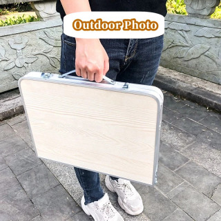 Katlanadigan noutbuk stoli Portativ uy ofis stoli Yengil ixcham joyni tejaydigan kompyuter ish stantsiyasi toʻshak divanlari uchun kichik joylar Uyda foydalanish uchun