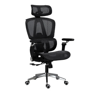 Ergonomik ofis kreslosi suyanchiq va oyoq suyanchigʻi, uy ofisida oʻynash uchun baland orqa va bel qismini qoʻllab-quvvatlaydigan kompyuter stuli