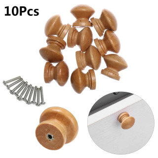 Cupboard Hardware Dresser Cabinet Wardrobe Pulls Furniture Fitting Cabinet Pulls Door Handle Drawer Knob Natural Wooden