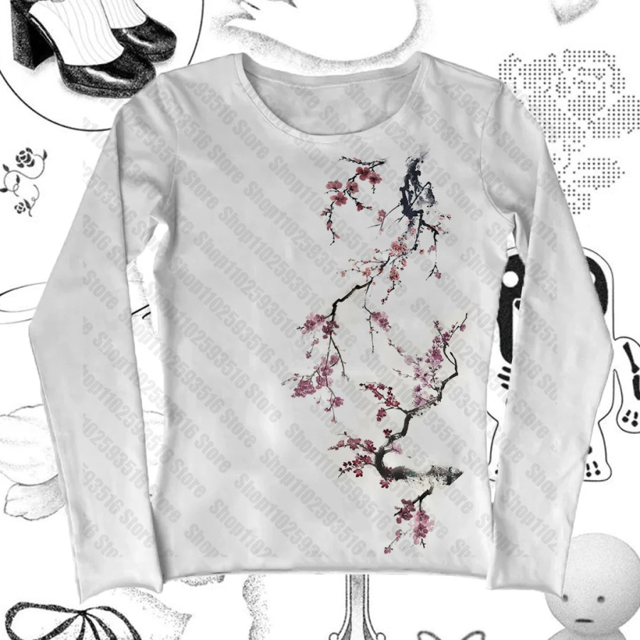 Ayollar kiyimlari Ayollar Grafikli futbolkalar Y2k Kawaii Tee 2000-yillar tops 90-yillar Kiyimlari Vintage Gothic Ayollar Liboslari Harajuku Emo