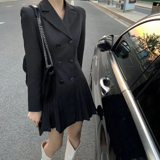 Ayollar Blazer liboslari Chiroyli va nafis ayollar liboslari 2021 yilgi rasmiy marosim bahorgi aksiya Retro boʻsh X Xxl Y2k