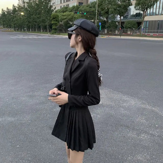 Ayollar Blazer liboslari Chiroyli va nafis ayollar liboslari 2021 yilgi rasmiy marosim bahorgi aksiya Retro boʻsh X Xxl Y2k