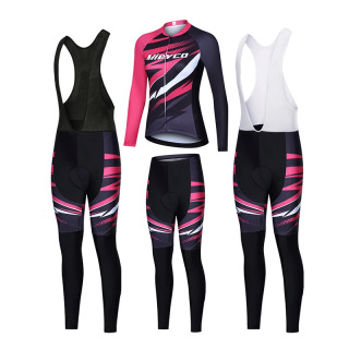 Ayollar Velosiped kiyimlari Bahorgi Kuz Ochiq Tracksuit Jersi Yoʻl Velosipedi Kiyimlari Ayollar Kiyimi Velosiped Aksessuari