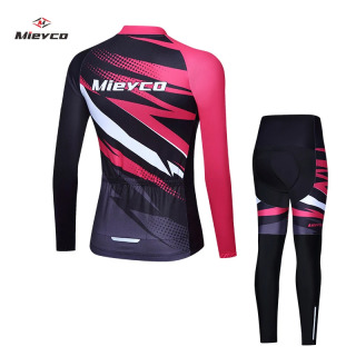Ayollar Velosiped kiyimlari Bahorgi Kuz Ochiq Tracksuit Jersi Yoʻl Velosipedi Kiyimlari Ayollar Kiyimi Velosiped Aksessuari