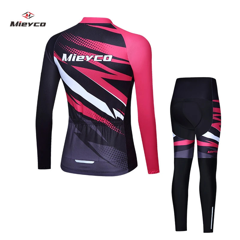 Ayollar Velosiped kiyimlari Bahorgi Kuz Ochiq Tracksuit Jersi Yoʻl Velosipedi Kiyimlari Ayollar Kiyimi Velosiped Aksessuari