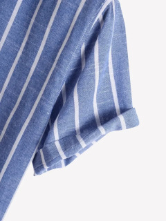 Erkaklar kiyimlari 2026: Yangi yozgi erkaklar chiziqli qisqa yengli tugmachali koʻylagi erkaklar uchun moda polo koʻylagi