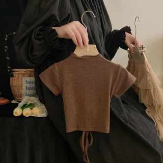 Bolalar kiyimlari toʻplami Yangi yozgi moda qizlar uchun eng yoqimli tort yarim yubka toʻplami Bolalar uchun eksklyuziv tugʻilgan kun kiyimlari