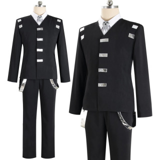 Anime erkaklar kostyumi Cosplay Maka uniform Albarn Cosplay libosi oʻlim Halloweni bolalar Rojdestvo toʻplami Evans uniforma paltosi