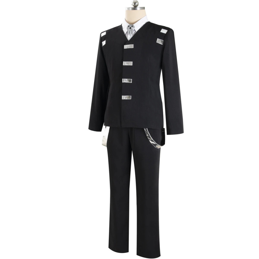 Anime erkaklar kostyumi Cosplay Maka uniform Albarn Cosplay libosi oʻlim Halloweni bolalar Rojdestvo toʻplami Evans uniforma paltosi