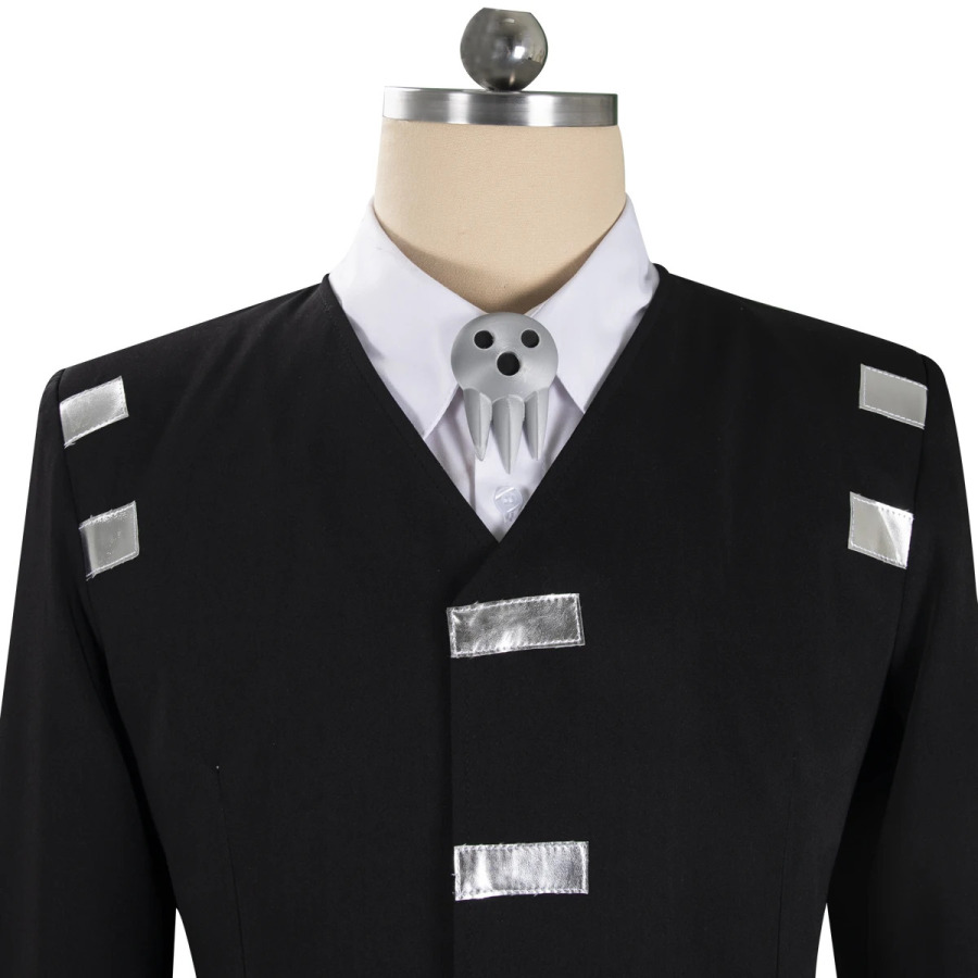 Anime erkaklar kostyumi Cosplay Maka uniform Albarn Cosplay libosi oʻlim Halloweni bolalar Rojdestvo toʻplami Evans uniforma paltosi