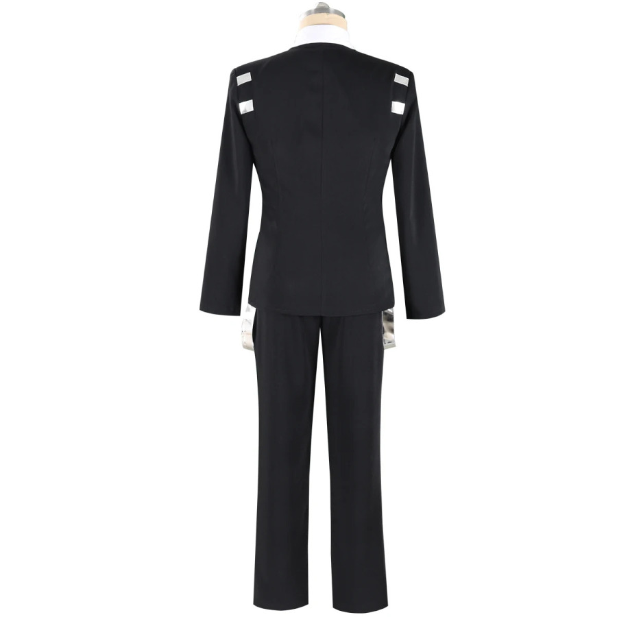 Anime erkaklar kostyumi Cosplay Maka uniform Albarn Cosplay libosi oʻlim Halloweni bolalar Rojdestvo toʻplami Evans uniforma paltosi