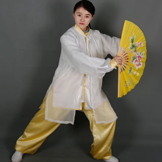 Tai chi kostyumi Bahor va yozgi Tai chi formasi erkaklar va ayollar uchun parda wushu mashqlarini bajarishga xizmat qiladi