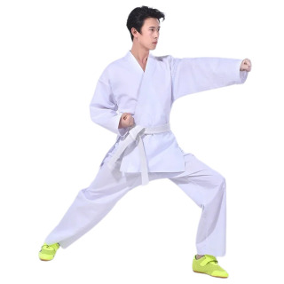 Karate kostyumi Jeet Kune Do taekvondo kostyumi Kattalar va bolalar uchun neytral karate uskunasi uzun yengli Gi formasi