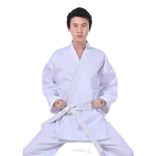 Karate kostyumi Jeet Kune Do taekvondo kostyumi Kattalar va bolalar uchun neytral karate uskunasi uzun yengli Gi formasi