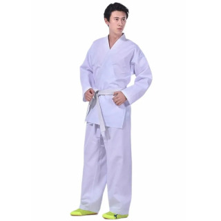 Karate kostyumi Jeet Kune Do taekvondo kostyumi Kattalar va bolalar uchun neytral karate uskunasi uzun yengli Gi formasi