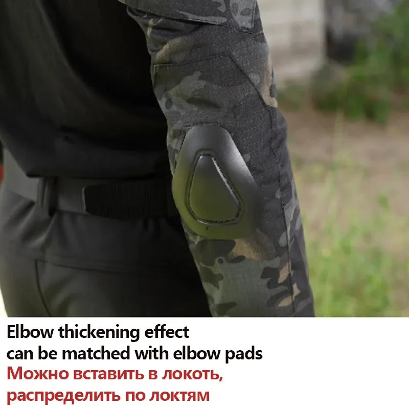 Harbiy forma kamuflyaj taktik ishchi erkaklar Airsoft kiyimi jangovar palto shim kiyimi askar mergan ovchi