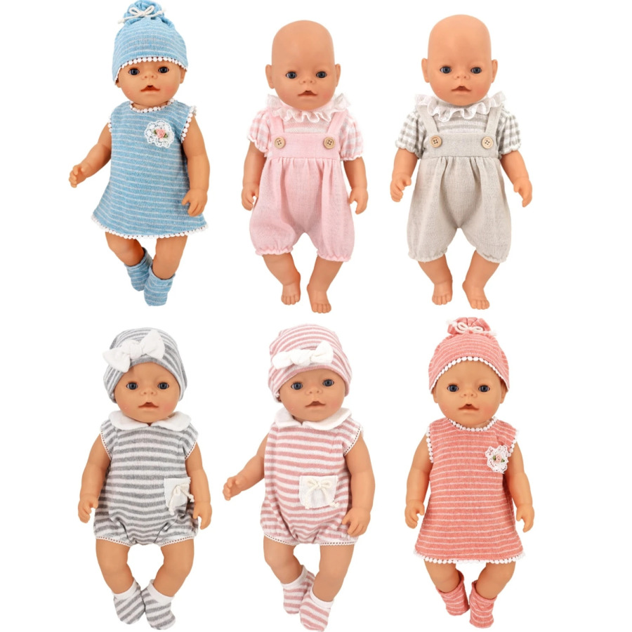 Одежда для куклы Baby Born для 13-18 дюймов, милая кукла для новорожденных, 43 см, аксессуары для кукол, праздничный подарок на день рождения