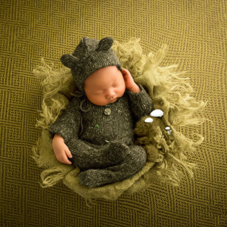 Детский костюм для фотосъемки новорожденных, реквизит для фотосессии, аксессуары Bebe, одежда для мальчиков, комбинезон, вязаная шапка для студии 0-3 месяцев, костюмные предметы