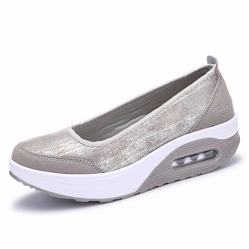 2025Yangi Ayollar Poyafzallari Moda Slip On Poyafzallari Qulay Slip On Loafers Ayollar Platforma Poyafzallari Zapatos Mujer
