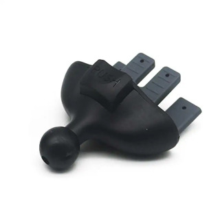 Aksessuarlar iPhone 13 12 6 uchun avtomobildagi CD uyasidagi 17 mm sharli universal telefon ushlagichi. БЕЛЫЙ