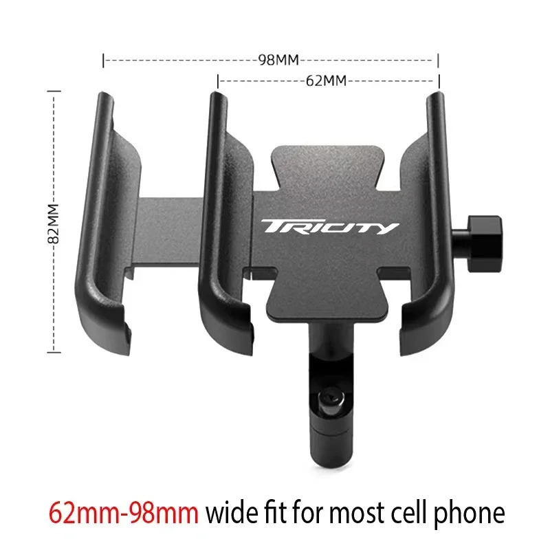 YAMAHA Tricity 125 Tricity 155 uchun mototsikl aksessuarlari mobil telefon ushlagichi GPS-navigatsiya oʻrnatish braketi