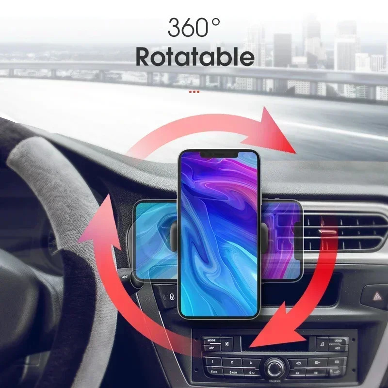 Avtomobil havo kanali telefon ushlagichi Universal avtomobil telefon ushlagichi ABS oʻrnatilgan mobil telefon stendi