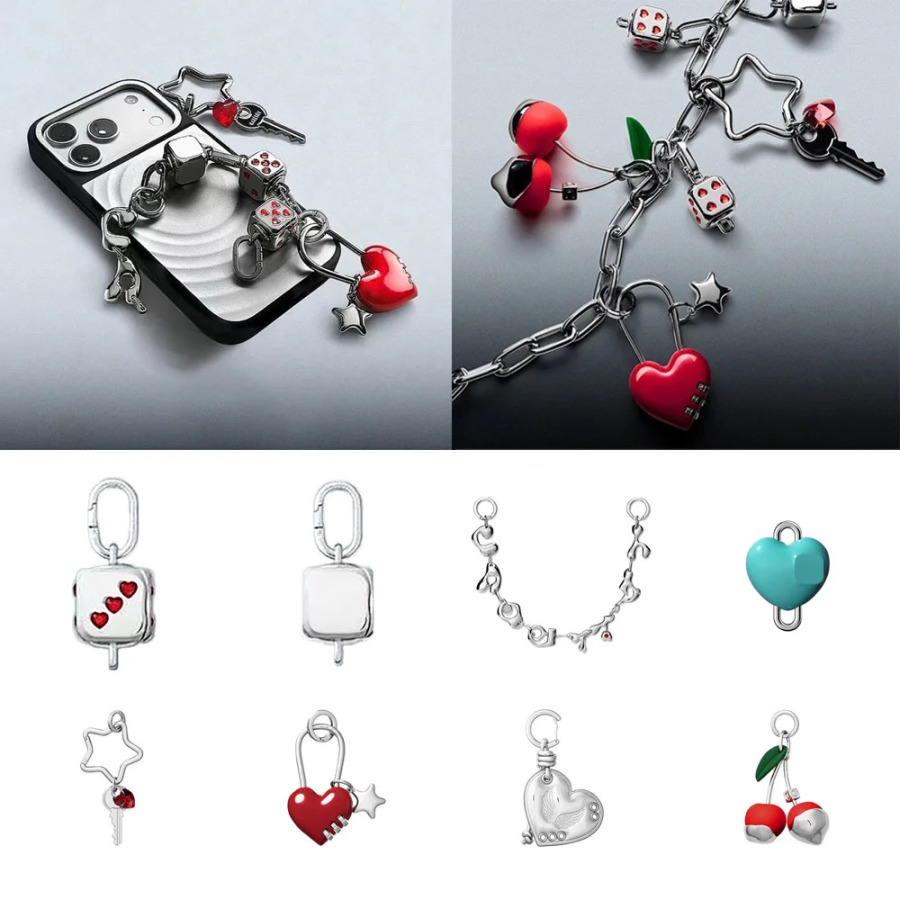 6032699 Металлический DIY-кулон для телефона, аксессуар для мобильного, подвеска для iPhone, ремешок для Galaxy