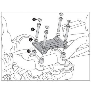 Yangi 125 Duke 2011-2016 2015 2014 2013 2012 mototsikl aksessuarlari qora mobil telefon ushlagichi GPS stend braketi