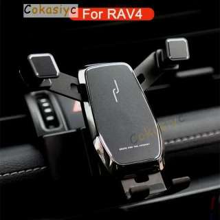 Toyota RAV4 2019 2020 2021 2022 uchun aksessuarlar Gravitatsion avtomobil telefon ushlagichi maxsus havo shamollatgich oʻrnatish qisqichi mobil telefon ushlagichi