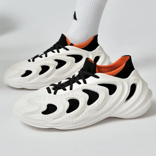 Yangi erkaklar yozgi teshilgan sandallar Casual sport poyafzallari Moda loafers Street Trend