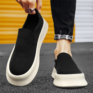 Erkaklar poyafzallari Yozgi yangi nafas oladigan moda koʻp qirrali kundalik matodan yasalgan poyafzallar Qulay engil, slip-on sport krossovkalari