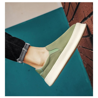Erkaklar poyafzallari Yozgi yangi nafas oladigan moda koʻp qirrali kundalik matodan yasalgan poyafzallar Qulay engil, slip-on sport krossovkalari