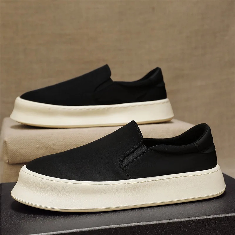 Erkaklar poyafzallari Yozgi yangi nafas oladigan moda koʻp qirrali kundalik matodan yasalgan poyafzallar Qulay engil, slip-on sport krossovkalari