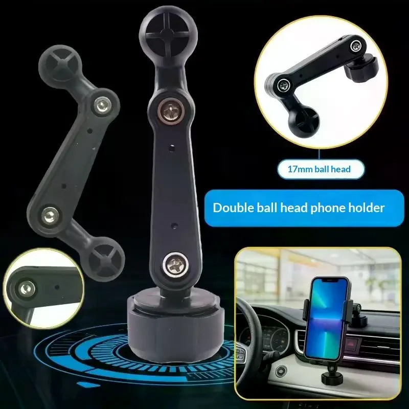 Oʻzgartirish aksessuarlari: 17 mm universal shar birlashmasi, avtomobil telefon ushlagichi kengaytmasi, havo kanali oʻrnatish adapteri, kengaytiruvchi kronshteyn.